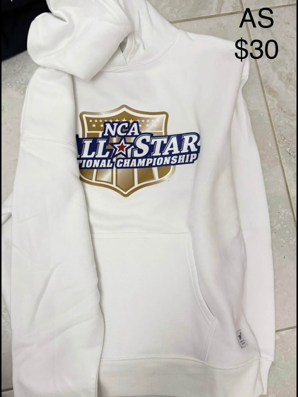 NCA All-Star National Championship White Hoodie AS
